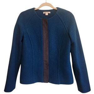 VINTAGE PENDELTON TEAL MERINO WOOL BLAZER SIZE SMALL